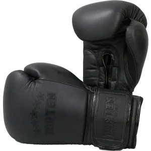 Neuve avec étiquette Budget ⌛ Boxe Anglaise Top Ten Gants Multiboxes Top Ten Black “n” NOIR 🎉 6