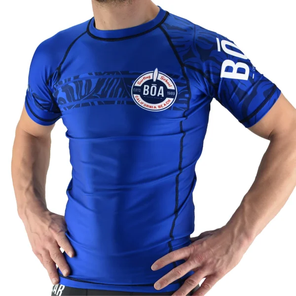 Meilleure vente 🎁 Boxe Thailandaise Boa Rashguard Bõa 🏄 Surfing Team BLEU 🛒 mode pas chere 5