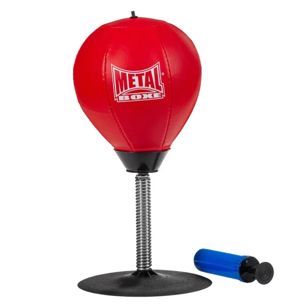 Livraison internationale Meilleur prix 🤩 Boxe Anglaise Metal Boxe Medecine Ball Pour Bureau Metal Boxe Punching Ball ROUGE 😍 1