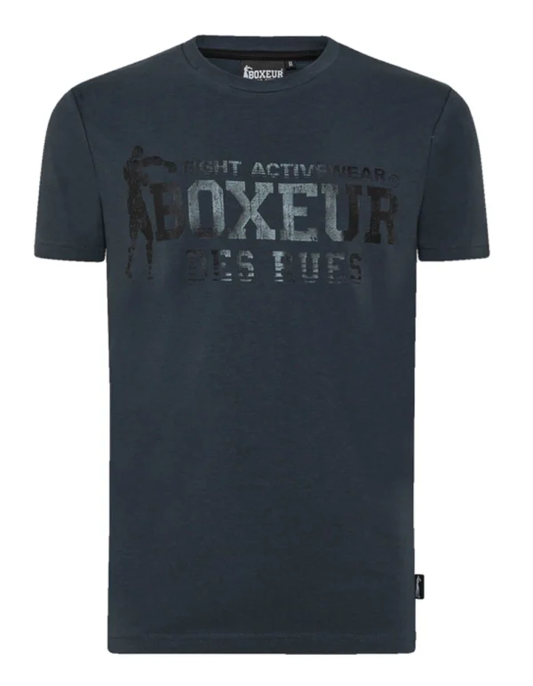 Vente flash 🔔 Tee-shirt Homme BOXEUR DES RUES TEE-SHIRT MENS ANTH/BLACK ⌛ Neuve avec étiquette 1