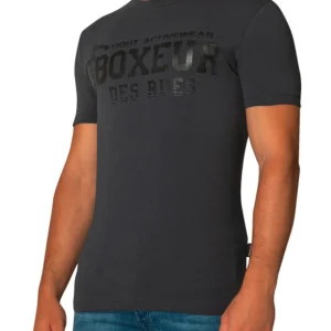 Vente flash 🔔 Tee-shirt Homme BOXEUR DES RUES TEE-SHIRT MENS ANTH/BLACK ⌛ Neuve avec étiquette 8