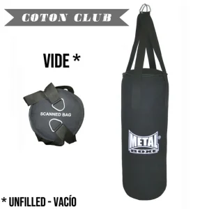 en promotion Coupon 🎉 Boxe Anglaise Metal Boxe Sac De Frappe Toile Coton Club 085 Metal Boxe NOIR ⭐ 6