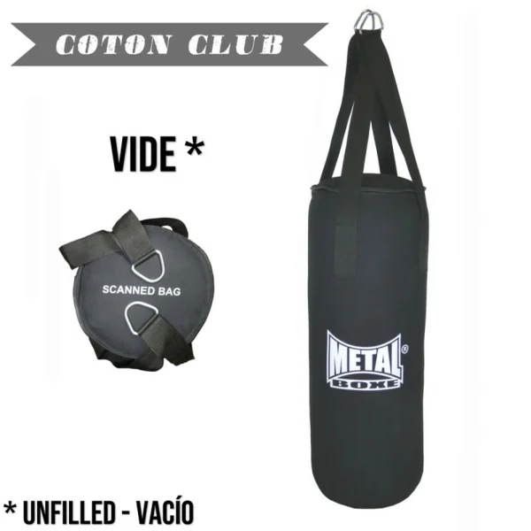 en promotion Coupon 🎉 Boxe Anglaise Metal Boxe Sac De Frappe Toile Coton Club 085 Metal Boxe NOIR ⭐ 3