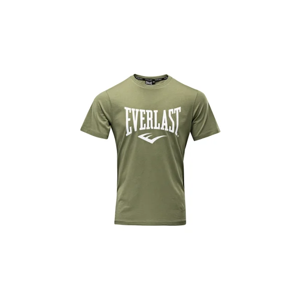 boutique en ligne Grosses soldes ❤️ Fitness Homme Everlast T-shirt Manches Courtes Everlast Russel VERT 🎁 5