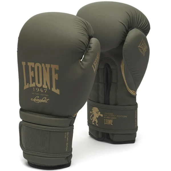 Acheter 🎁 Boxe Leone 1947 Gants De Boxe Military Edition VERT 👍 magasin paris 1