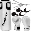 Tout neuf 🤩 Boxe Movit Kit De Boxe Movit® Avec Sac De Boxe 25 Kg, 2 Gants De Boxe 12 Oz, 2 Bandes De Ma ✔️ achetez 20