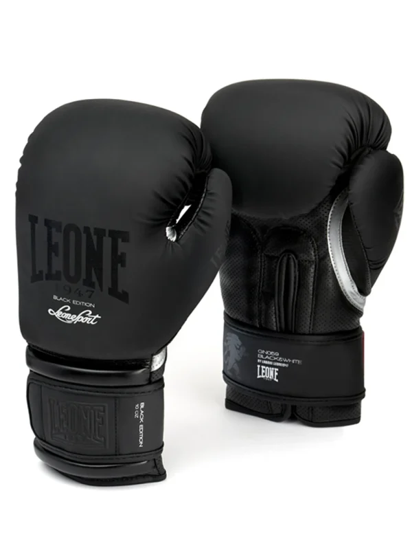 ﻿soldes Coupon ⌛ Sport De Combat Leone 1947 Gants De Boxe Leone Black NOIR 🧨 1