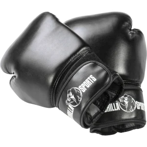 grand choix De gros ✔️ Sport De Combat Gorilla Gants De Boxe Professionnels Gorilla Sports Coloris Noir 10 Oz – 16 Oz NOIR ✨ 15