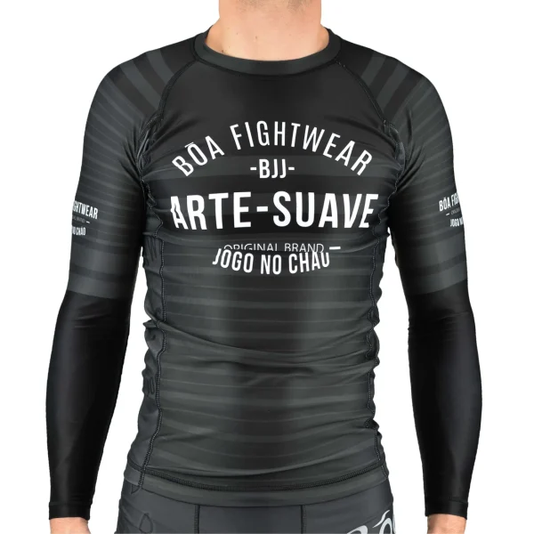 Bon marché 😉 Boxe Thailandaise Boa Rashguard Bõa Jogo No Chao NOIR 🔔 france 1