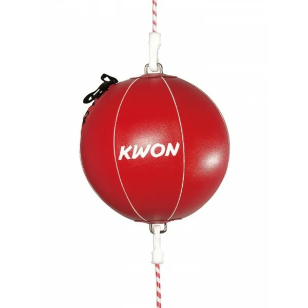 Couleurs variées Meilleure vente ❤️ Boxe Anglaise Kwon Poire De Vitesse Kwon Pu ROUGE 🎁 1