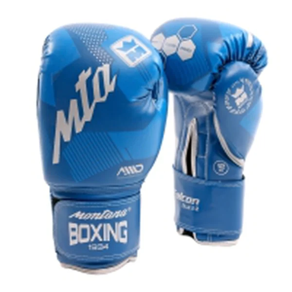 prix de gros Budget 🎁 Sport De Combat Montana Gants De Boxe Montana “falcon” BLEU 👍 7