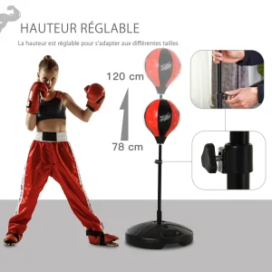 Top 10 ✨ Homcom Punching Ball Sur Pied Enfant Hauteur Réglable Gants Inclus Rouge 🥰 Satisfait ou Remboursé 16