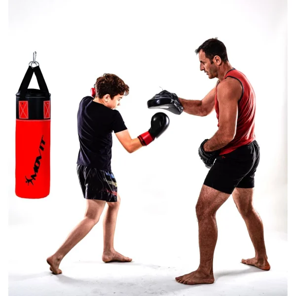 Les meilleures critiques de ❤️ Boxe Movit Kit De Boxe Movit® Avec Sac De Boxe 5,5 Kg, 2 Gants De Boxe 8 Oz, 2 Bandes De Ma 🔥 soldes en ligne 3