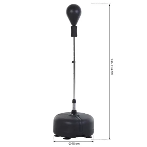 Budget 😀 Homcom Punching Ball Hauteur Réglable 👍 marque moins cher 12