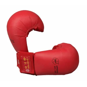 achat pas cher Le moins cher 🔔 Karate Hayashi Gants De Karate Hayashi Wkf Approved ROUGE 🛒 10