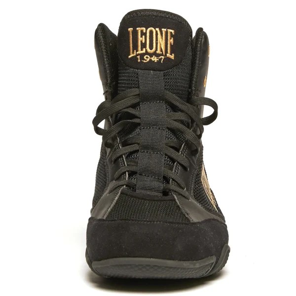 boutiqued pas cher Vente flash ❤️ Boxe Homme Leone 1947 Chaussures Boxe Premium NOIR 🌟 3