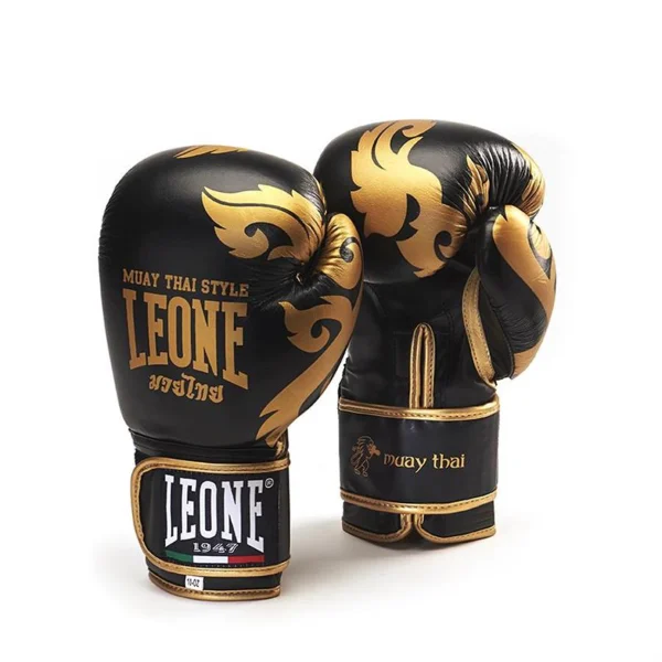 Large choix en ligne Meilleur prix 🎉 Sport De Combat Leone 1947 Gants De Boxe Leone Boxe Thaï NOIR 🎉 5