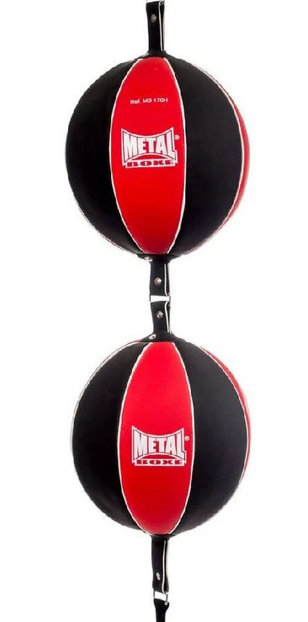 Le moins cher ✔️ Boxe Anglaise Metal Boxe Sac De Frappe Double Ballon Élastique Metal Boxe NOIR 🔥 livraison la plus rapide 3