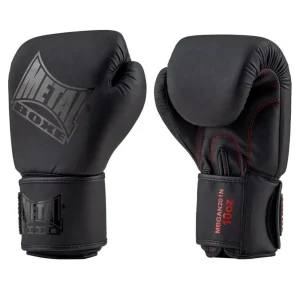 pas cher Meilleure affaire 👍 Boxe Anglaise Metal Boxe Gants De Boxe Entraînement Metal Boxe Thai NOIR 😍 6