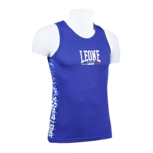 Meilleure affaire 🧨 Boxe Unisexe Leone 1947 Débardeur De Boxe Canottiera BLEU 👍 mode 12