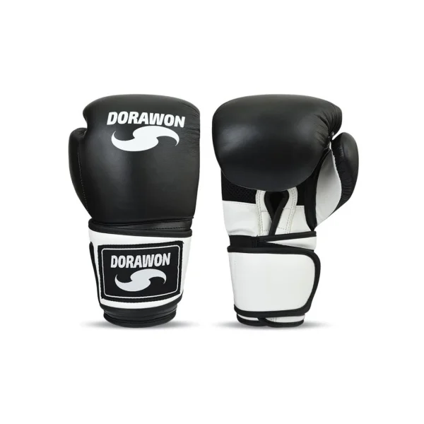 site soldes Le moins cher 💯 Boxe Dorawon Dorawon, Gants De Boxe Cuir Newcastle, Noir Et Blanc BLEU 🌟 1