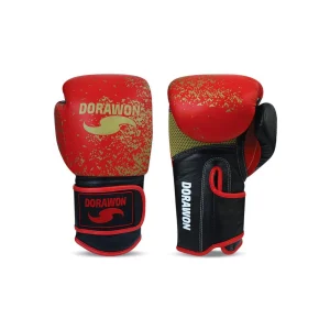 garantis authentique Promo 🤩 Boxe Dorawon Dorawon, Gants De Boxe Cuir Professionnel Sheffield, Rouge Et Noir ROUGE 🎉 7