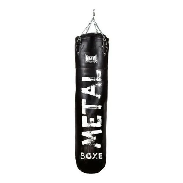 Coupon 👏 Boxe Anglaise Metal Boxe Sac De Frappe Cuir Metal Boxe Heracles 120 NOIR 🌟 grande surprise 1