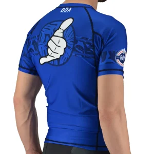 Meilleure vente 🎁 Boxe Thailandaise Boa Rashguard Bõa 🏄 Surfing Team BLEU 🛒 mode pas chere 18