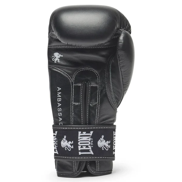 Remise 👏 Boxe Leone 1947 Gants De Boxe Ambassador NOIR 💯 soldes pas cher 1