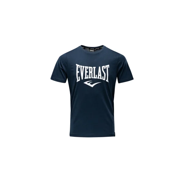 Large choix en ligne Remise 🎉 Fitness Homme Everlast T-shirt Manches Courtes Everlast Russel BLEU 🌟 5