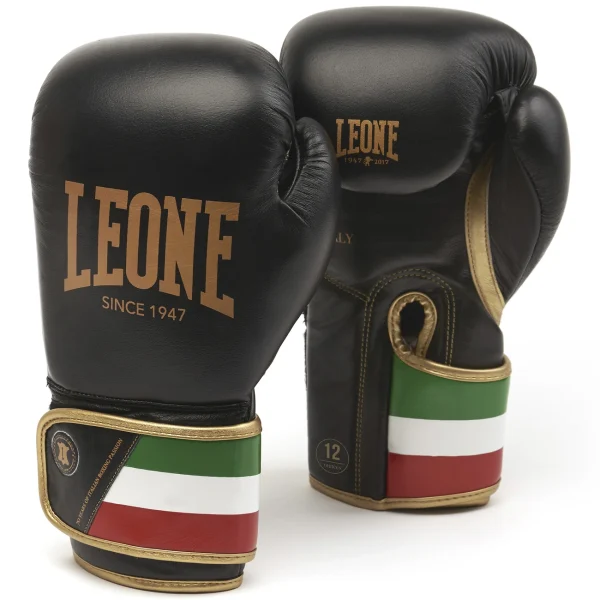 De gros ❤️ Boxe Leone 1947 Gants De Boxe Italy NOIR 🤩 Dernières Nouveautés 3