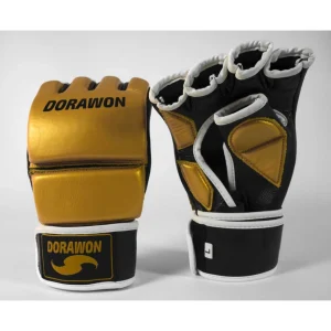 Livraison Standard/Rapide De gros ✔️ Combat Libre Dorawon Dorawon, Gants De Mma Cuir Professionnel Fresno, Or Et Noir JAUNE 🎉 7